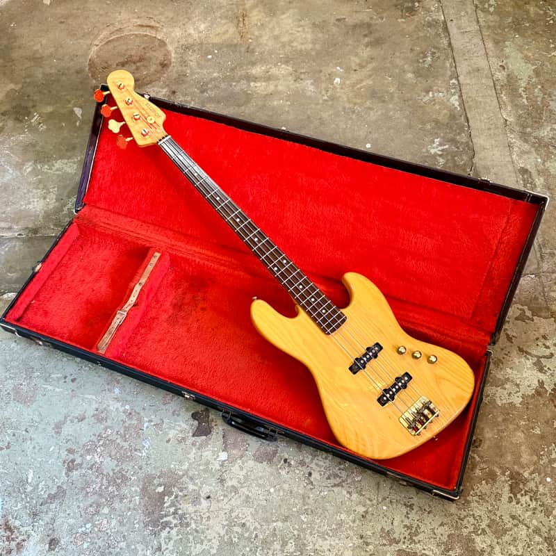 1990 Schecter Jazz Bass Natural