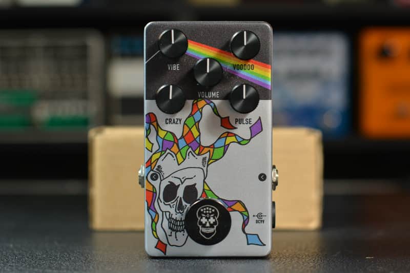 Flattley Guitar Pedals Crazy Diamond 2021 - Present - Silver / Rainbow Graphic image 1