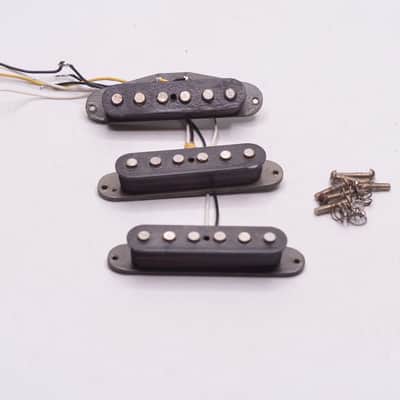 1979-1980 Vintage Set of Fender Stratocaster Pickups Gray Bottom Flat-Pole 100% Original 1970's with Springs and Screws image 7