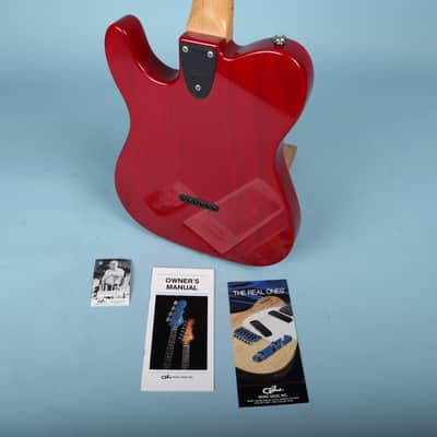 1992 G&L USA ASAT Classic Transparent Red Maple Neck image 5