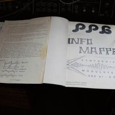 PPG Wolfgang Palm Modular Synthesizer SUPER RARE 1975 Black image 8