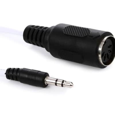 1010music MIDI Adapter - Type B 3.5mm TRS Male to Female 5-pin DIN image 2