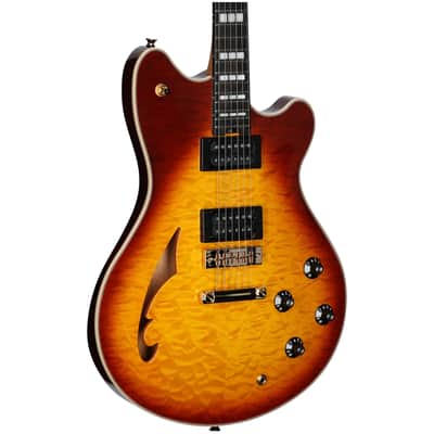 EVH Eddie Van Halen SA-126 Special Quilted Maple Electric Guitar (with Case), Tobacco Burst, Tobacco Burst image 1