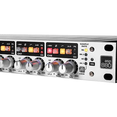 Audient ASP880 ASP 880 8 Channel Microphone Preamplifier ADC image 8