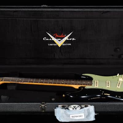 Fender Custom Shop Willcutt True '62 Journeyman Relic Black Over 3-Tone Sunburst 59 C (651) image 7