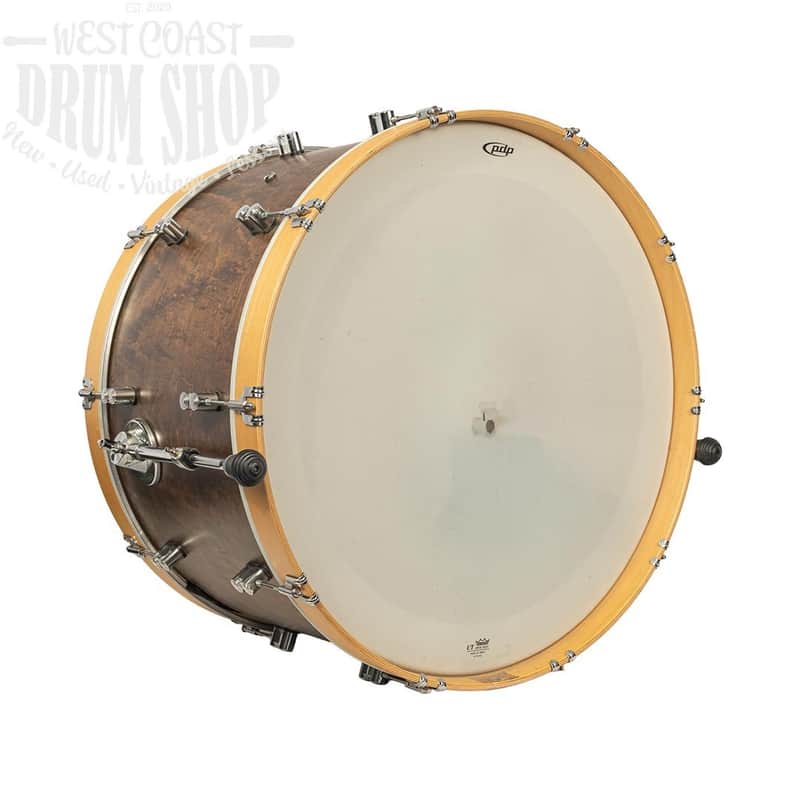 Used PDP Concept Select 26x14 Bass Drum Walnut Stain with Natural Hoops image 1