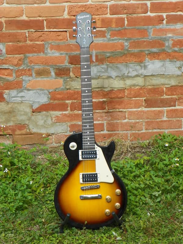 Epiphone Les Paul 100 LP100 Electric Guitar Vintage Sunburst Finish Seller Refurbished image 1
