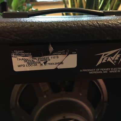 Peavey Bandit 112 Transtube 1995-1999 Black with Silver Stripe image 11