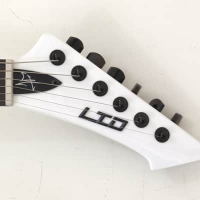 ESP LTD Snakebyte James Hetfield Guitar Snow White B Stock image 5