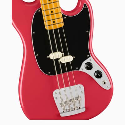 Fender American Professional Classic Mustang Bass MN Faded Dakota Red image 2