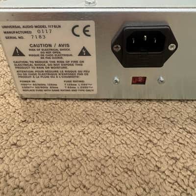 Universal Audio 1176LN Limiting Amplifier 2015-2020 - Black image 6