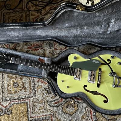 Gretsch G6118T Anniversary with Bigsby 2003 - 2016 - Smoke Green 2-Tone image 15