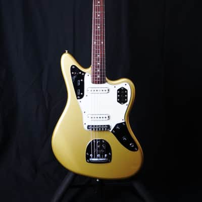 Fender Japan JG66-RC Jaguar 1994–1995 – Shoreline Gold, Matching
