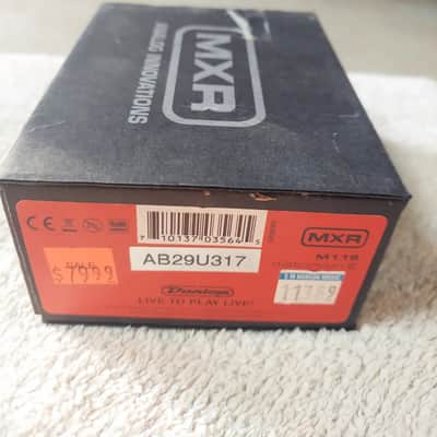 MXR M115 Distortion III 2004 - Present - Red - Orig Box Mint image 2