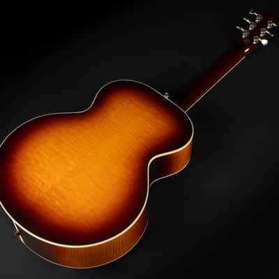2015 Gibson Custom Shop J-185 Red Spruce - Sunset Burst | USA Mini Jumbo Limited Edition 1 / 75 "AA" Adirondack Spruce Top L.R. Baggs Pickup | CoA OHSC image 12