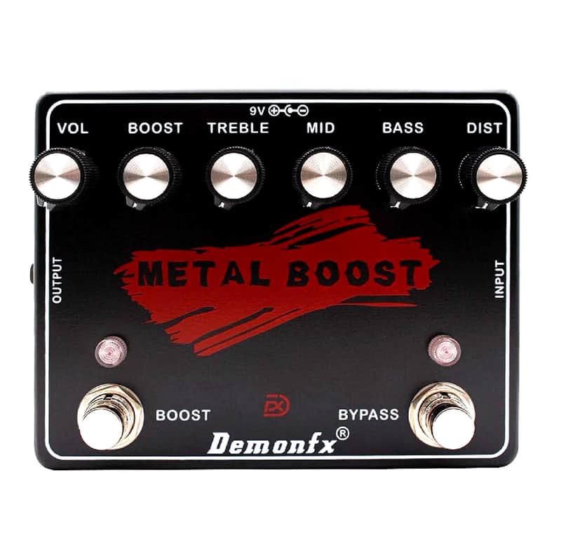 Demonfx METAL BOOST Guitar Effect Pedal Metal Distortion Muff With TOP BOOST image 1