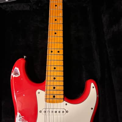 LsL Instruments Saticoy S Style 2025 - Dakota Red Over Purple Pasiley image 3