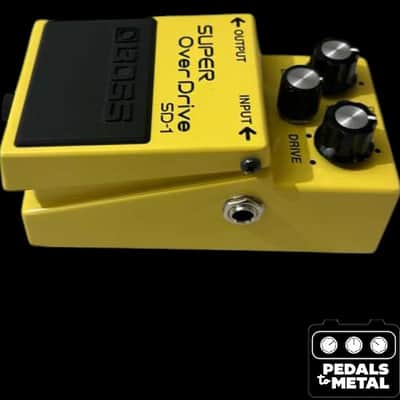 Boss SD-1 Super OverDrive (Silver Label) 1997 - Present - Yellow - X18546 image 5