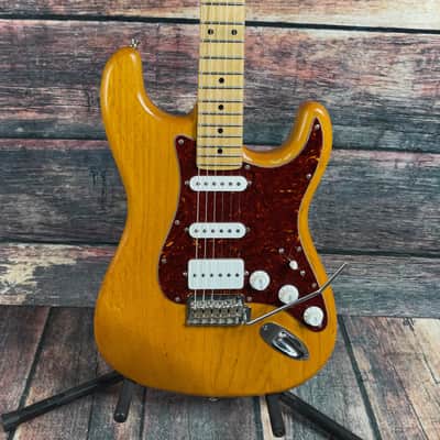 Used Partscaster HSS Stratocaster Electric Guitar with Bag image 1
