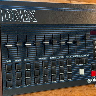 Oberheim DMX Drum Machine MIDI RAM Upgrade Wood Sides Serviced by Electrongate image 9