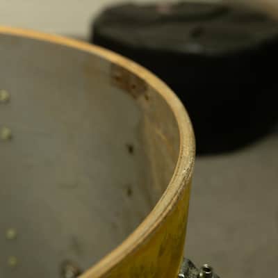 1960s Gretsch Gold Satin Flame "Double Bass" Drum Set image 18