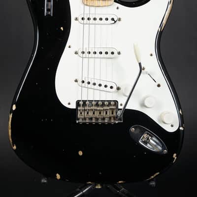 Fender Masterbuilt Private Collection Dennis Galuszka HAR Stratocaster 2017 - Black image 3
