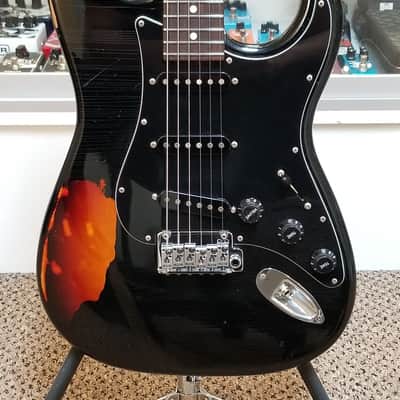 used Suhr Classic S Antique Pro in Black over 3 Tone Sunburst, Very Good Condition with Gig Bag & Paperwork image 8