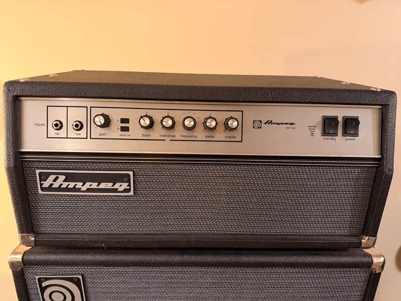 Ampeg SVT-AV 50th Anniversary 300-Watt Bass Amp Head | Reverb