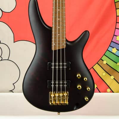 Ibanez SR300EDXWZM SR Deluxe Bass Guitar - Wine Red Frozen Matte image 2