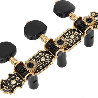 Guitar tuning pegs 3L and 3R, 1:18 Classical Guitar Tuners, Acoustic Guitar Tuning Pegs Suitable for Most Classical Guitar Replacement Accessories image 2