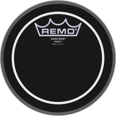 Batter, Pinstripe, Ebony, 6" Diameter image 1