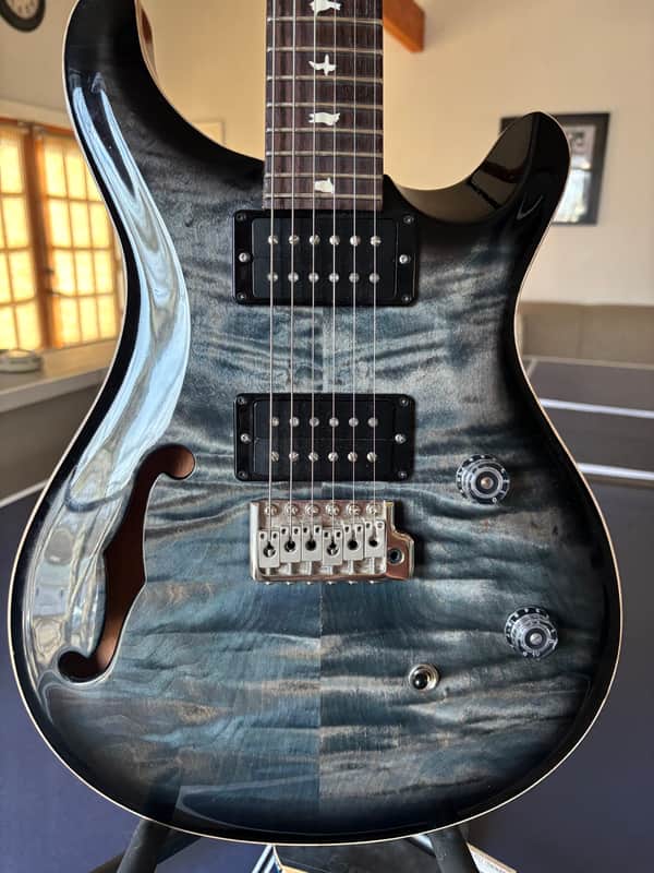 PRS CE 24 Semi-Hollow 2019 - Present - Faded Blue Smokeburst image 1