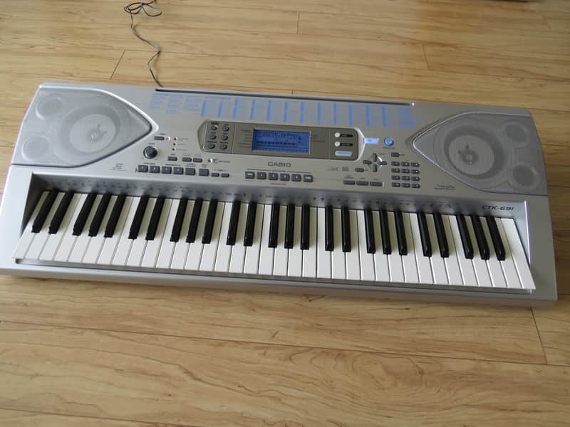 Casio CTK 691 Mid-2000's Silver | Reverb