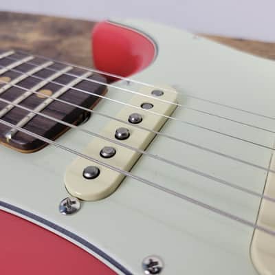 2025 Fender American Vintage II 1961 Stratocaster - Fiesta Red With OHSC image 9
