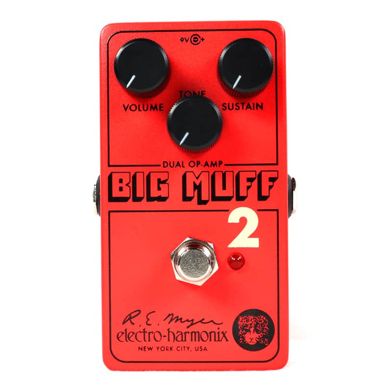Used Electro-Harmonix EHX Big Muff Pi 2 Dual Op-Amp Fuzz Guitar Effects Pedal ♫ image 1