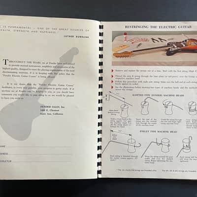 Fender Electric Guitar Course Book Two 1966 / Vintage Case Candy image 3