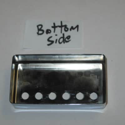 lightly used (has less than light average wear) genuine Gibson PRPC-015 Chrome Bridge Humbucker Cover - BRIDGE pole spacing: 52mm image 15