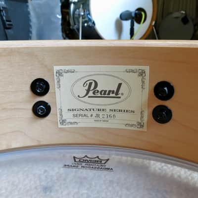 Pearl J R ROBINSON  14 X 4 SNARE DRUM, VERY RARE - NATURAL MAPLE   FINNISH,  STUNNING, MINT. image 17