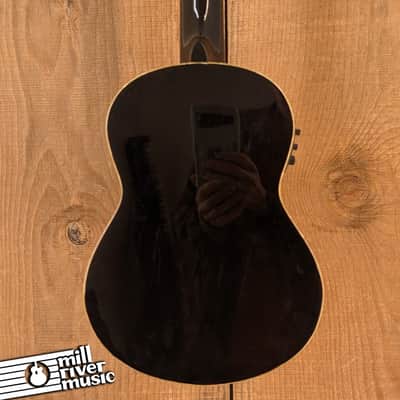 Lanikai LU2-21TEBK Tenor Acoustic-Electric Ukulele, Black, Hardshell Case - Used image 4