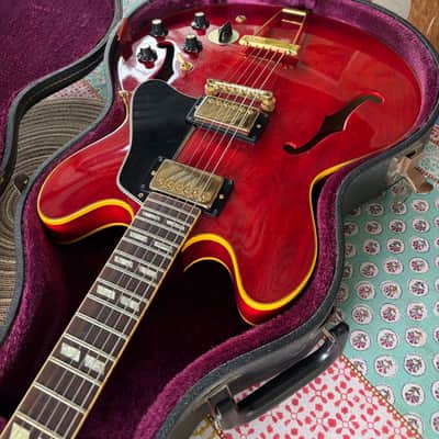 Gibson ES-345 Collector Grade 1970 Orange Label Cherry Red w/ Orig. Case image 12