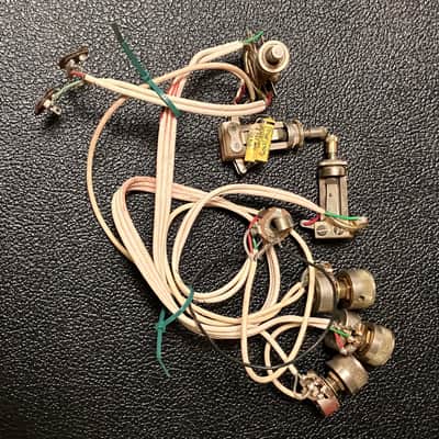 Vintage 1965 Gretsch Country Gentleman Complete Wiring Harness Pickup Set -Gold - Filtertron Supertron image 8