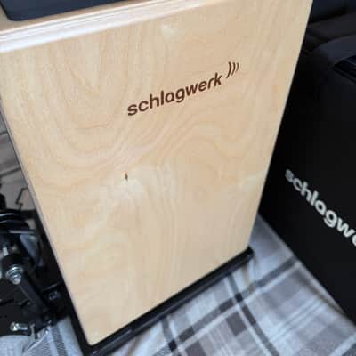 Schlagwerk Super Agile Cajon, CAP100 Cajon Pedal, TA3 Luxus Case - Like New image 3
