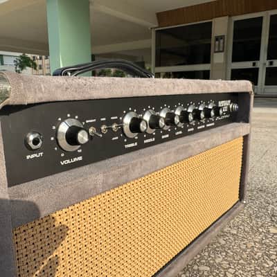 SL Amp Newdrive 100 (Dumble overdrive special) 2022 - Grey suede image 2