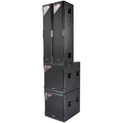 Blastking KXDIITP 2x Powered 18" Subs + 2x Active Speaker System 4000W Amplified image 1