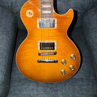 Gibson Les Paul Standard '60s with AAA Maple Top Honey Lemon Burst image 3