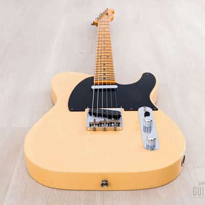 2023 Fender Custom Shop B2 1952 Telecaster Journeyman Relic Aged Nocaster Blonde Flash Coat w/ Case, CoA image 9