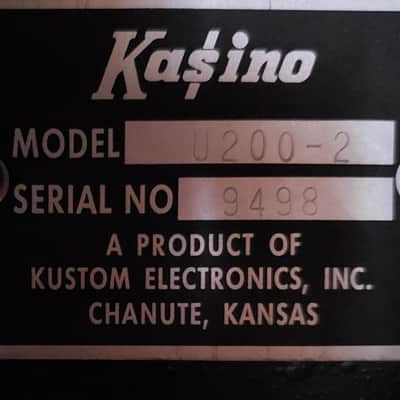 Kustom/Kasino B200  Bass Amp plus B200 module 1973 image 6