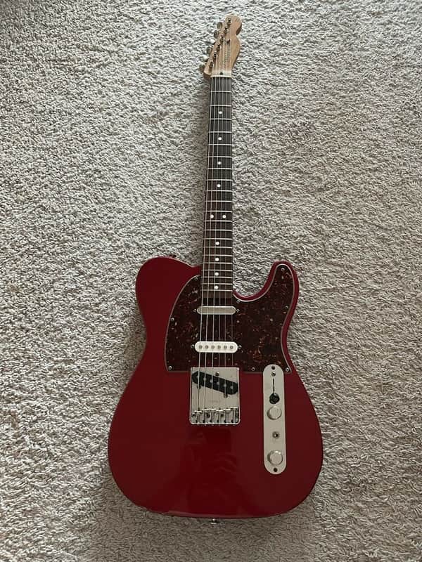 Fender Deluxe Nashville Telecaster 2004 MIM Candy Apple Red Modified Guitar image 1