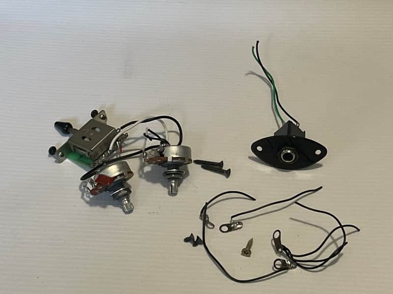 2004 Japan Era Jackson DKMG Dinky Guitar Factory Partial Wiring Harness Electronics image 1