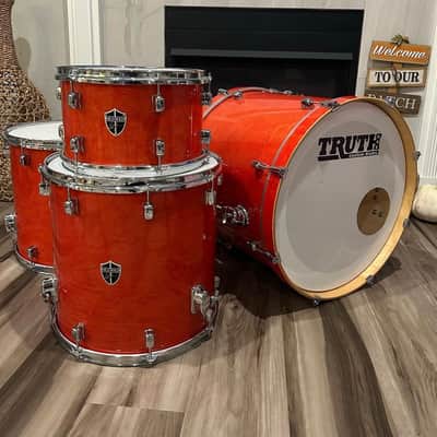 Truth Custom Drums Aaron Gillespie Signature Transparent Orange image 1